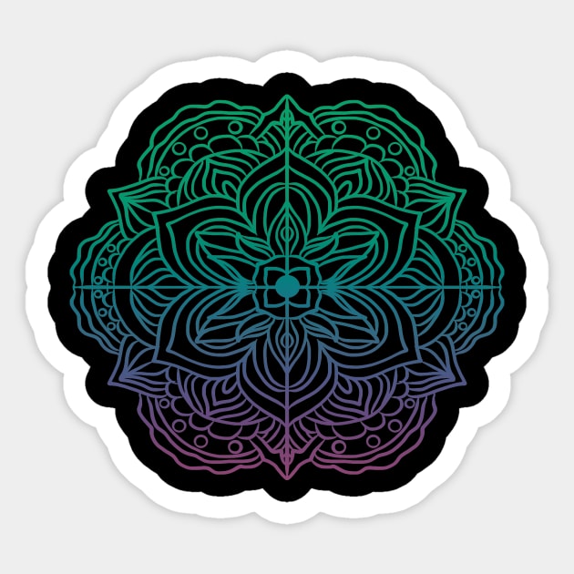 Mandala art drawing for gift Sticker by KK-Royal